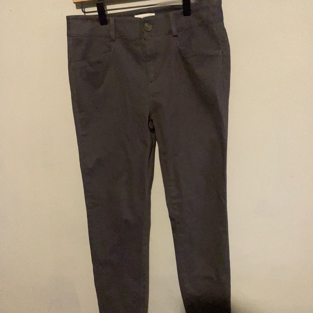 Loft outlet skinny ankle petite black pants size 0